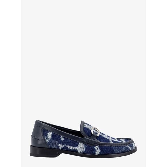 Fendi Men's Fendi Lock Leather Loafer Black